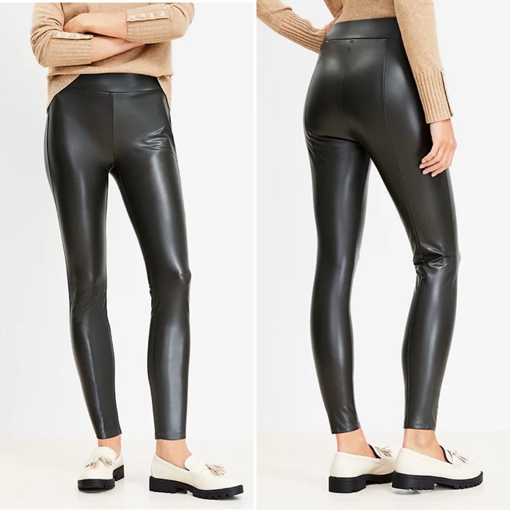 LOFT Faux Leather Leggings